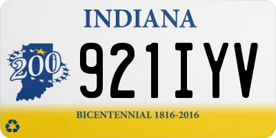 IN license plate 921IYV