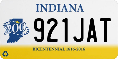 IN license plate 921JAT