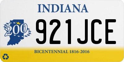 IN license plate 921JCE