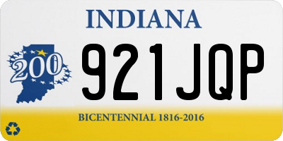 IN license plate 921JQP