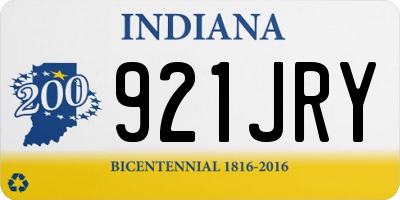 IN license plate 921JRY