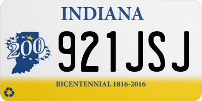 IN license plate 921JSJ