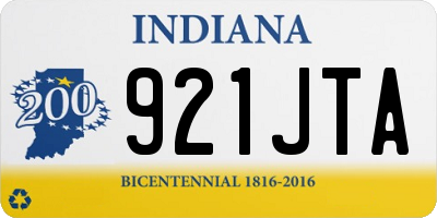 IN license plate 921JTA