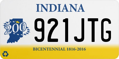 IN license plate 921JTG