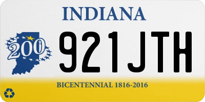 IN license plate 921JTH