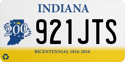 IN license plate 921JTS