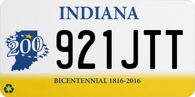 IN license plate 921JTT