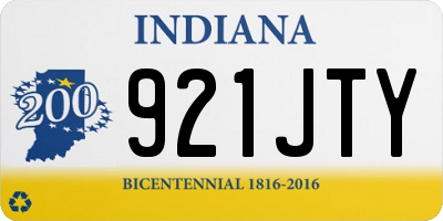 IN license plate 921JTY