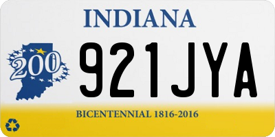 IN license plate 921JYA