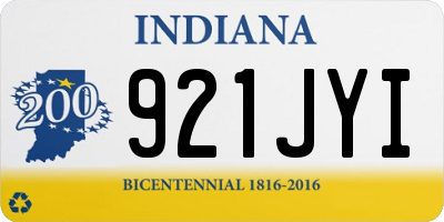 IN license plate 921JYI