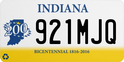 IN license plate 921MJQ