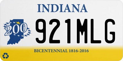 IN license plate 921MLG