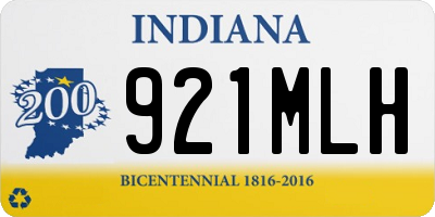 IN license plate 921MLH