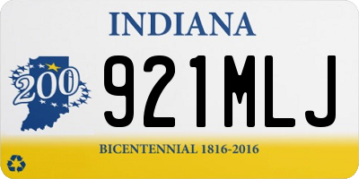 IN license plate 921MLJ