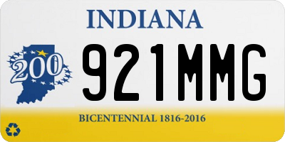 IN license plate 921MMG