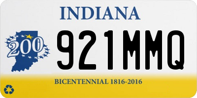 IN license plate 921MMQ