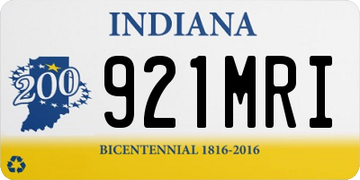 IN license plate 921MRI