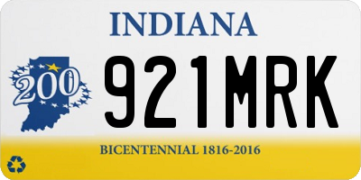 IN license plate 921MRK