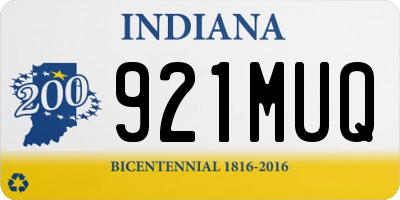 IN license plate 921MUQ
