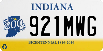 IN license plate 921MWG