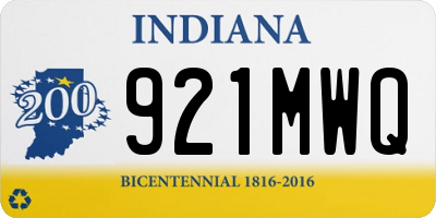 IN license plate 921MWQ
