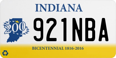 IN license plate 921NBA