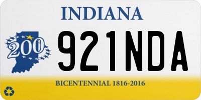 IN license plate 921NDA
