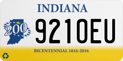 IN license plate 921OEU