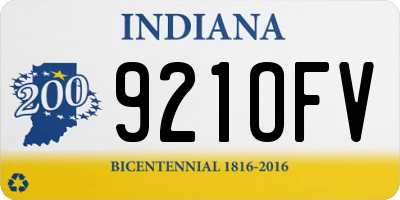 IN license plate 921OFV