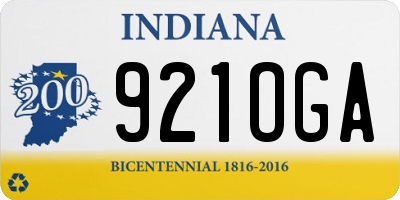 IN license plate 921OGA