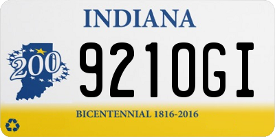 IN license plate 921OGI
