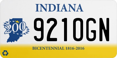 IN license plate 921OGN