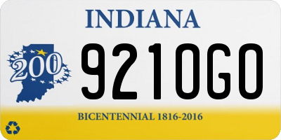 IN license plate 921OGO