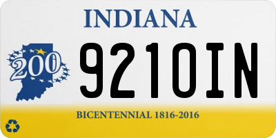 IN license plate 921OIN