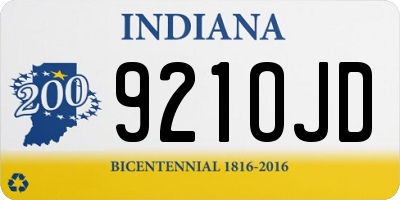 IN license plate 921OJD