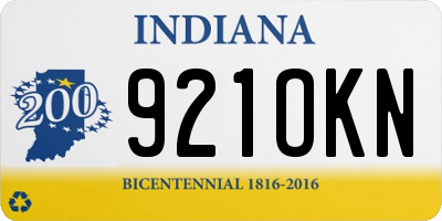 IN license plate 921OKN