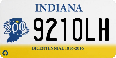 IN license plate 921OLH
