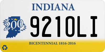 IN license plate 921OLI