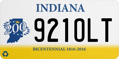 IN license plate 921OLT