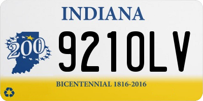IN license plate 921OLV