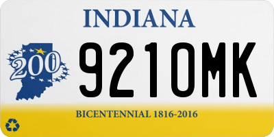IN license plate 921OMK