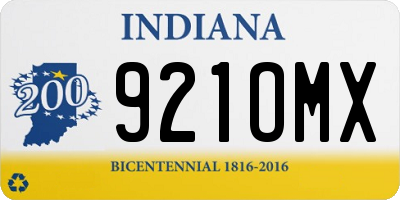 IN license plate 921OMX