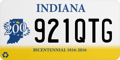 IN license plate 921QTG