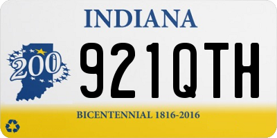 IN license plate 921QTH