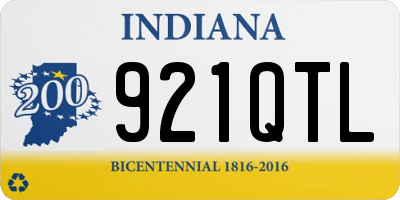 IN license plate 921QTL