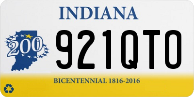 IN license plate 921QTO