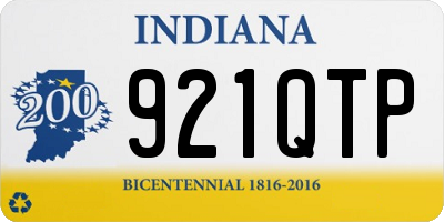 IN license plate 921QTP
