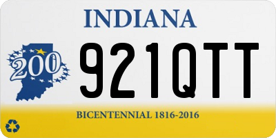 IN license plate 921QTT