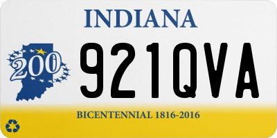 IN license plate 921QVA