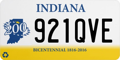 IN license plate 921QVE